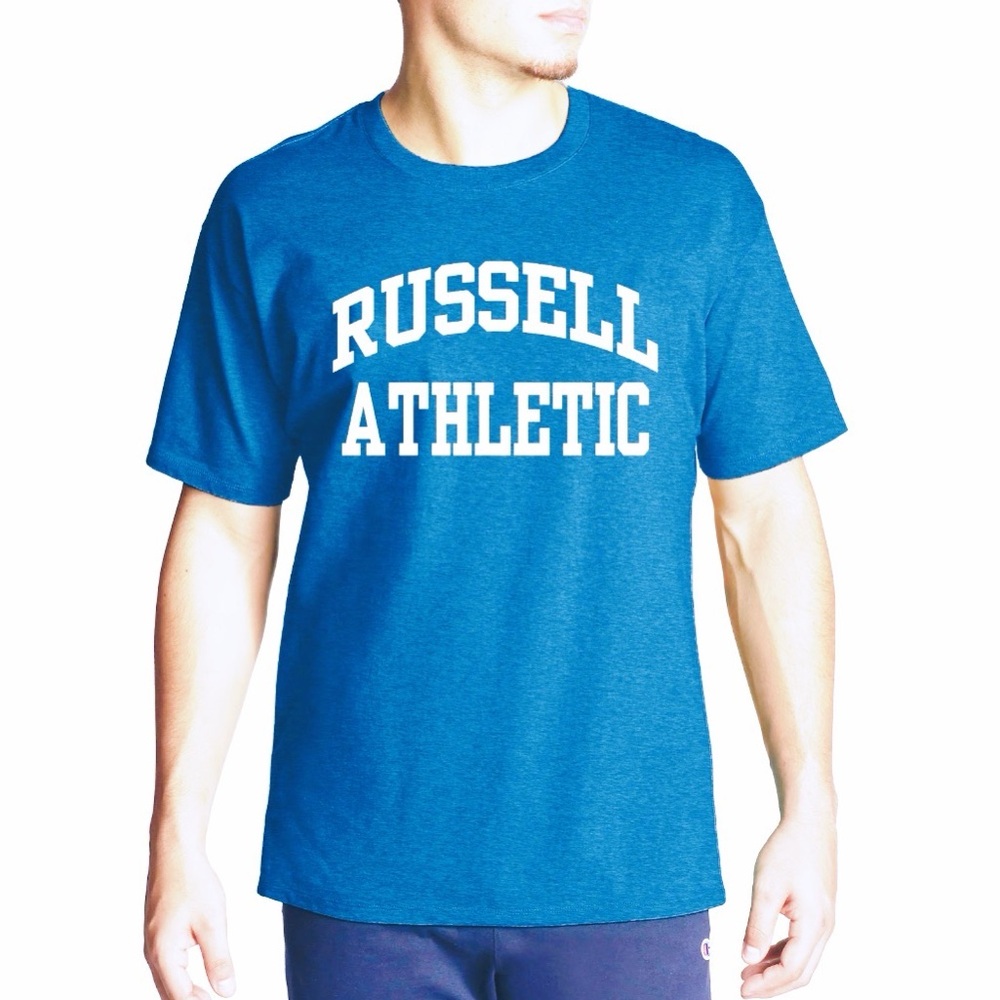 Russel Athletic Archie Tee in Aster BLUE, Size L New w/Tag